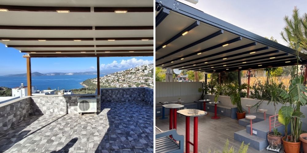 Kuzucu Tente Işıklı Pergola Sistemleri